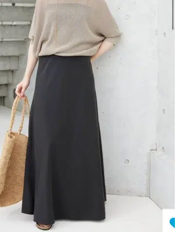 SLOBE IENA 피브리 머메이드 플레어 스커트 38