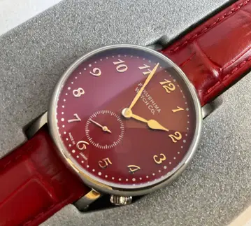 Fukushima Watch Co. 자동 감기 레드 ODAKA