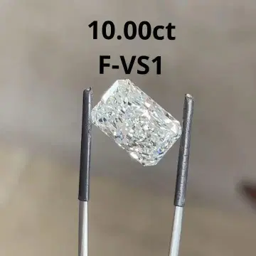 10.00ct F-VS1 라디언트 라보 그로운 다이아몬드