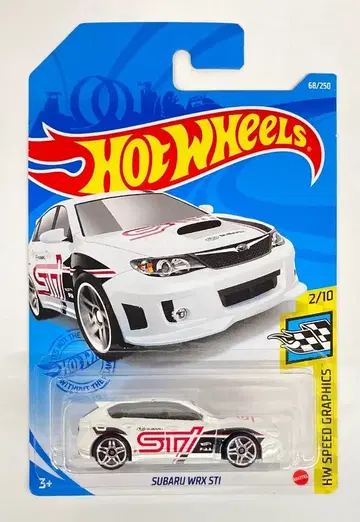 매텔 HW 스피드 그래픽스 핫휠스 스바루 WRX STI GTB98
