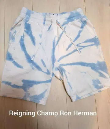 RHC 론 헤르만 REIGNING CHAMP 타이다이 패턴 하프 팬츠 M