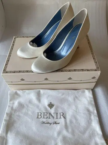 BENIR 베닐 웨딩 슈즈 화이트 7cm 힐