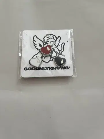 GOD ONLY KNOWS 하트 핀즈
