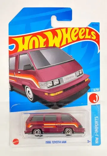MATTEL 핫휠 베이직 카 1986 도요타 밴