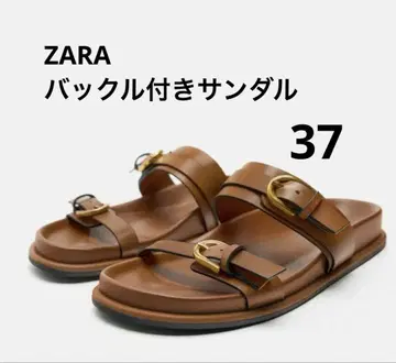 자라 버클 샌들 37