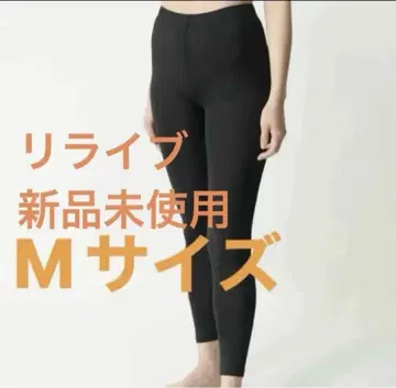 미사용 새상품 리라이브 스패츠 여성용 겉면 프린트 타입 M