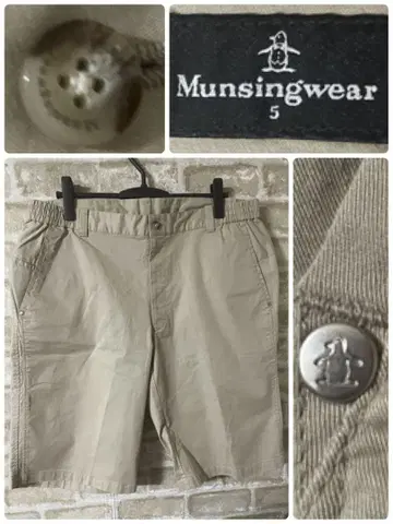 MUNSINGWEAR 남성용 XL 5 하프 팬츠 숏 팬츠 골프