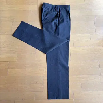 고타이리쿠 썸머 울 팬츠 슬랙스 차콜 그레이 W76