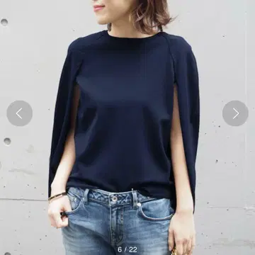 Spick&Span 스픽 앤 스팬 프렌치 슬리브 블라우스 셔츠