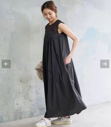 Spick&Span 시어 요크 절개 원피스 36 미사용 새상품 택 포함