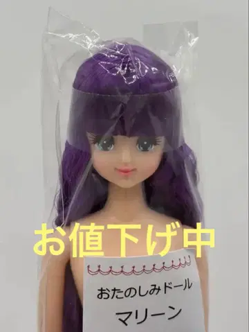 마린 보라색 웨이브 오타즈미 인형 리카짱 캐슬 리틀 팩토리