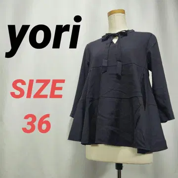 yori 튜닉 티셔츠 리본 타이 36