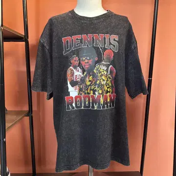 DENNIS RODMAN 티셔츠 빈티지 스타일 XL