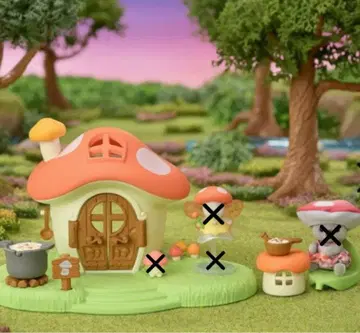 인형 관련 이외 실바니안 패밀리 F-43 요정의 버섯집 2000