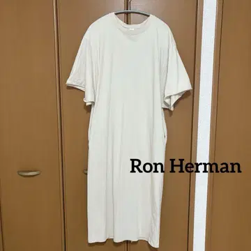 Ron Herman 론 헤르만 반팔 티셔츠 원피스 베이지