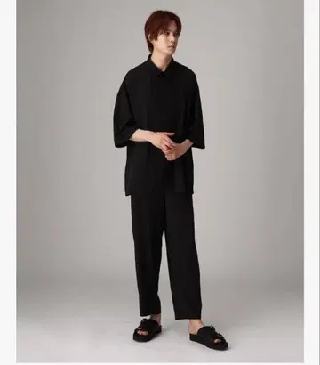tk.TAKEO KIKUCHI 나메라카 레이어드 셔츠 셋업 S
