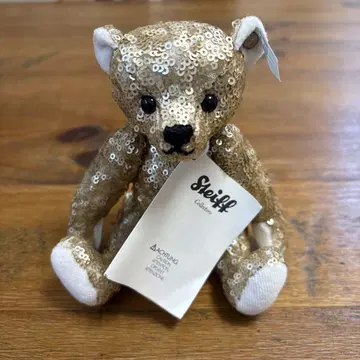 steiff 테디베어 봉제 인형 스팽글 한정품 슈타이프 레어템