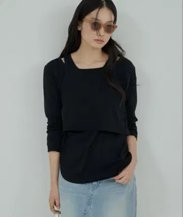 GALLARDAGALANTE 레이어드 티셔츠