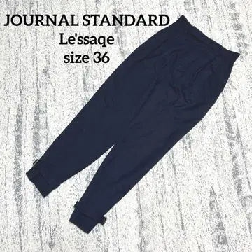 저널 스탠다드 레사주] 밑단 조임 팬츠 벨트 네이비 36 성인 여성용 금