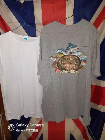 GILDAN 2XL 그레이 화이트 티셔츠 세트 보더 댄스 힙합