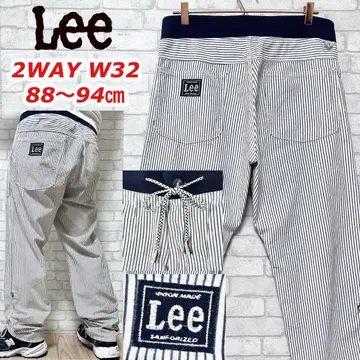 Lee 히코리  데님 베이커 이지 팬츠 2WAY 크롭 팬츠