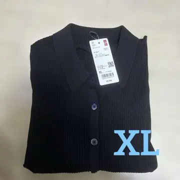 새상품 유니클로 리브 폴로 가디건 XL