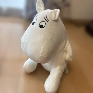 무민 봉제 인형 빅 화이트