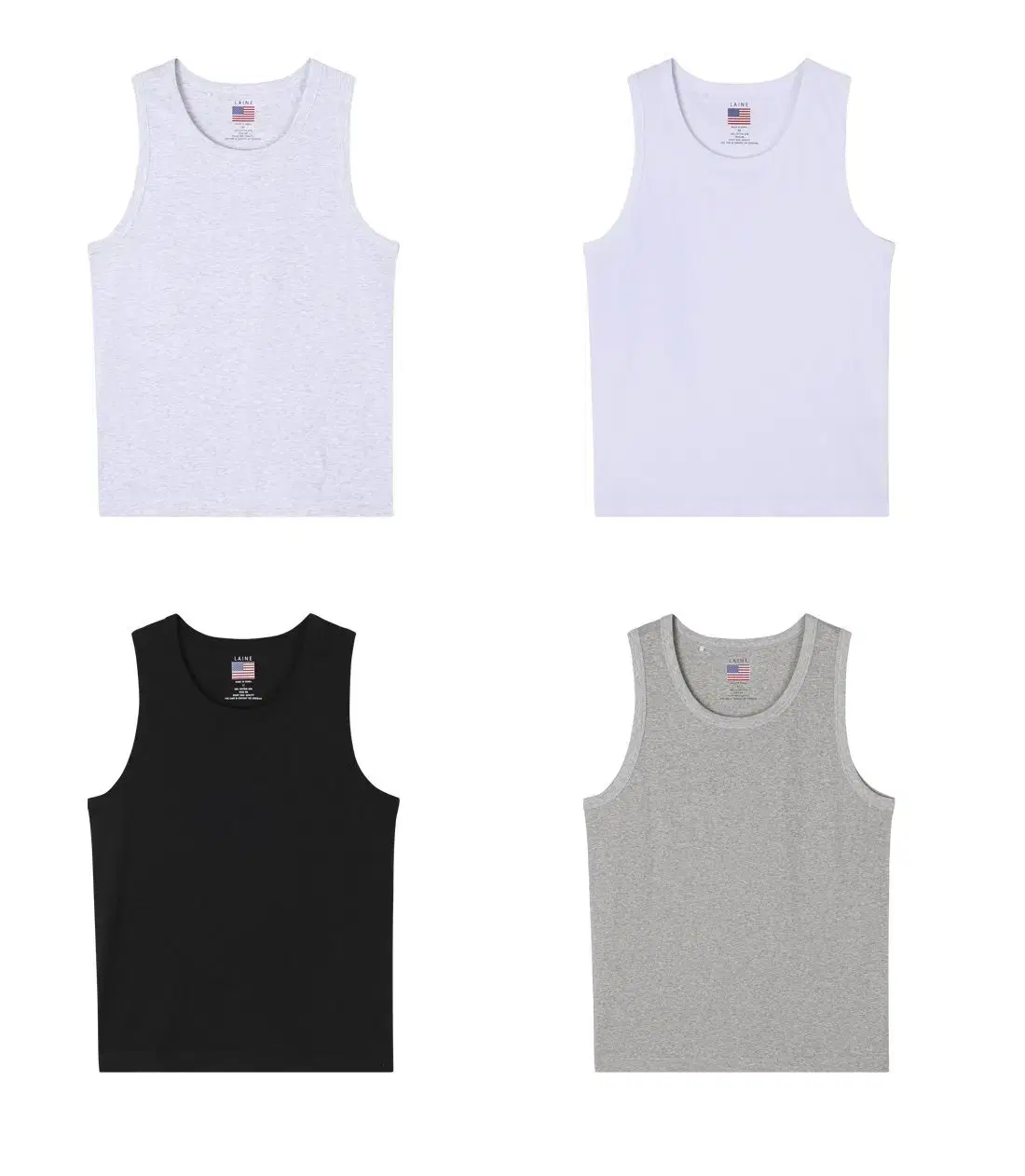 LAINE Heavyweight Sleeveless 4color