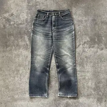 90년대 미국 리바이스 501 페이드 블랙 데님 그런지