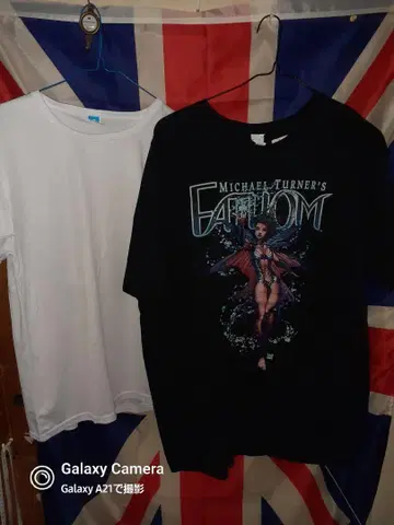 Michael Turner's Fathom 티셔츠 2XL 블랙 화이트