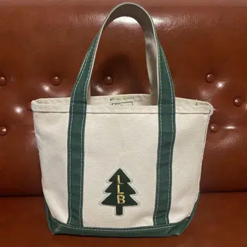 L.L.Bean 90s USA제 보트 앤 토트 S 트리 그린