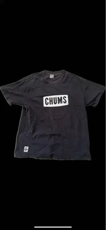 CHUMS 블랙 티셔츠 L 사이즈