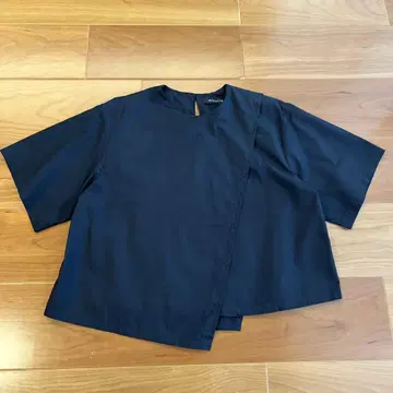 mizuiro ind 블랙 반팔 셔츠