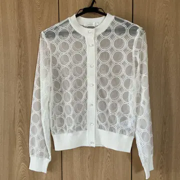 Do CLASSE 두 클라세 레이스 가디건 화이트