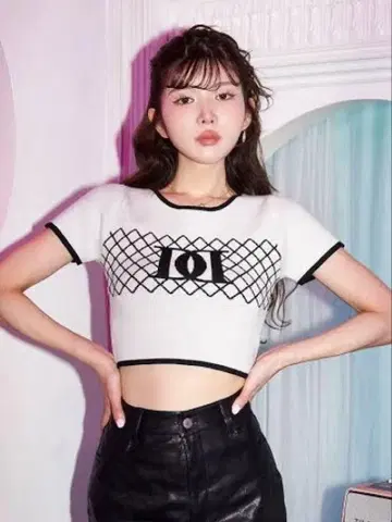 다리치 DD 다이아 니트 탑 화이트