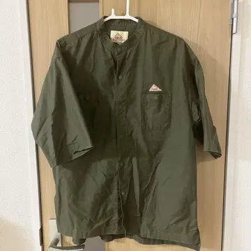 KELTY 반팔 워크 셔츠 XL 올리브 그린