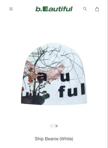 b.Eautiful Ship Beanie (화이트)
