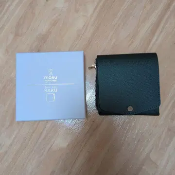 moku SAKU 두겹 미니 지갑 블랙