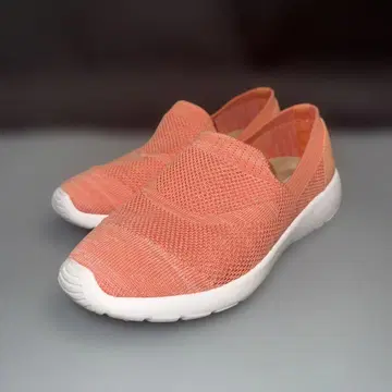 moz 슬립온 슈즈 여성용 22.5cm 복숭아 주황