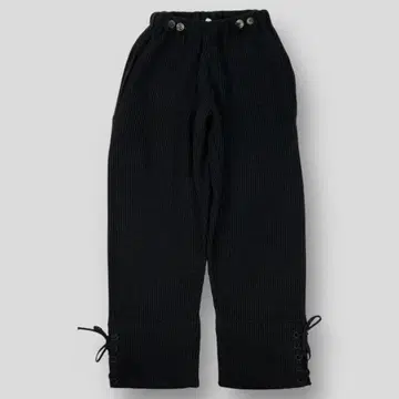 새상품급 JW ANDERSON 16AW 레이스업 울 리브 니트 팬츠