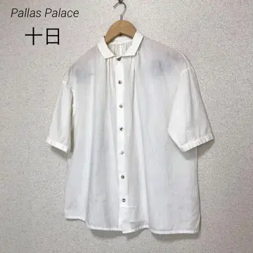 Pallas Palace 팔라스 팰리스 10일 코튼 린넨 블라우스