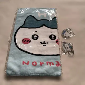치이카와 페이스타월 (하치와레!!?) 키링 새상품