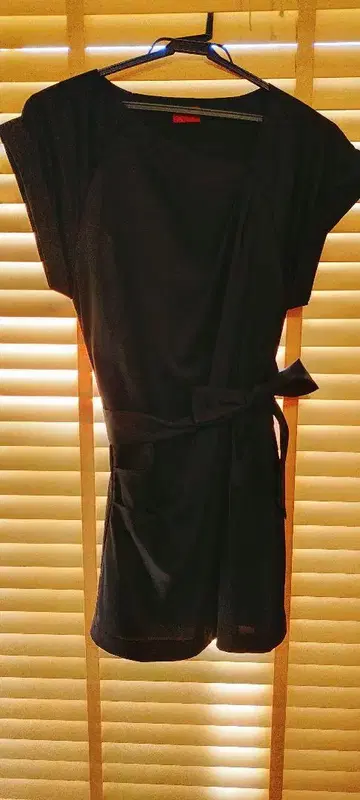 엘르 블랙 미니 원피스 38