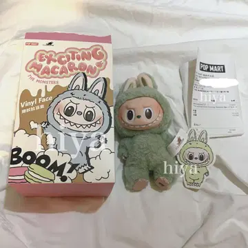 러브부 LABUBU 마카롱 macaron 봉제 인형 그린