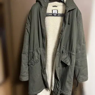 GAP 모즈 코트 M 사이즈 올리브 그린