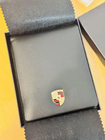 미사용 새상품 Porsche 포르쉐 접이식 지갑 블랙