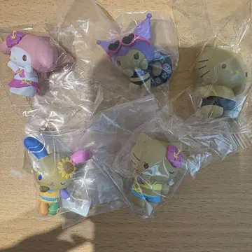 산리오 캐릭터즈 모두 함께 바캉스 피규어 전 5종 가챠가챠