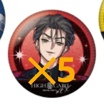 HIGH CARD 크리스 이벤트 캔뱃지 5개