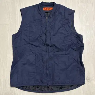 RED KAP 네이비 XL 지퍼 베스트