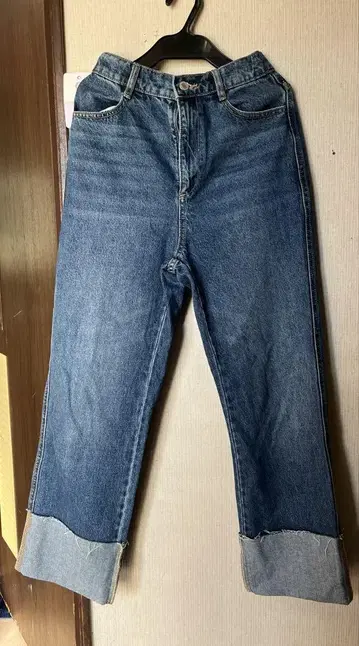 롤업 데님 팬츠